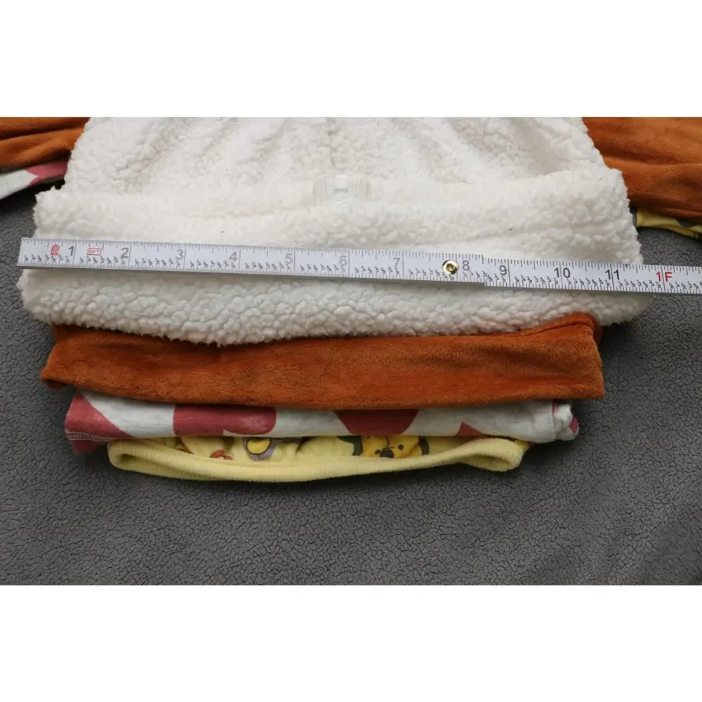 GIRLS 12 MONTHS CLOTHING LOT 17PC Bodysuit Pajama Sweater Disney Winnie the Pooh